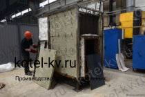 Изготовление отопительного котла КВД 450 кВт на дровах